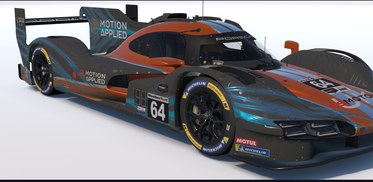 #64 Motion Applied Porsche 963 GTP, nose detail
