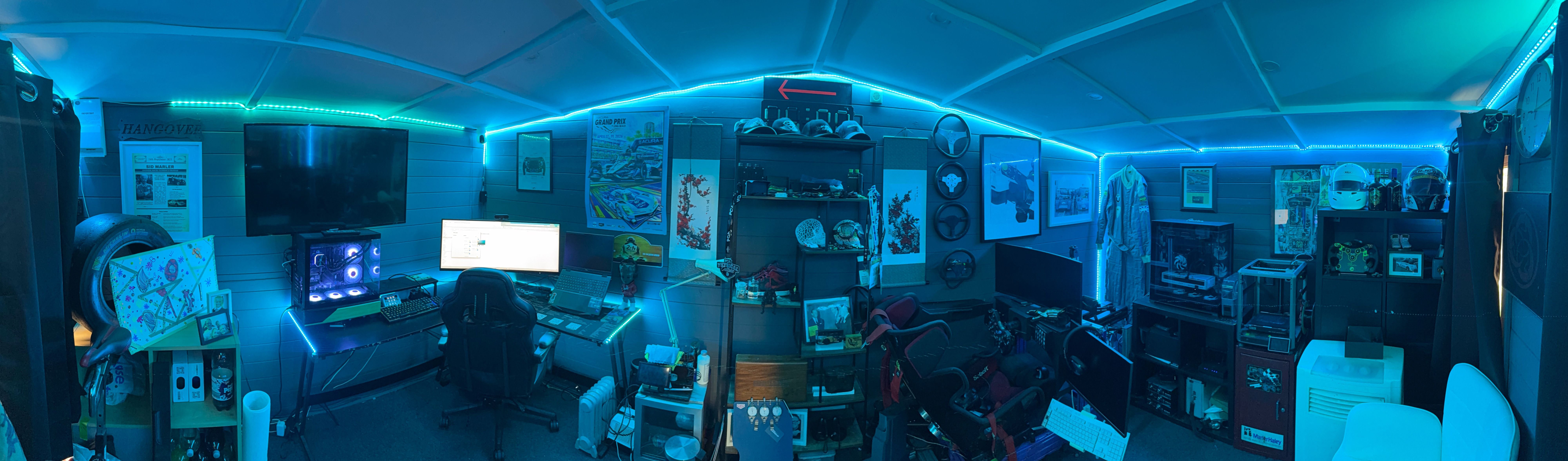 The rig - desk setup